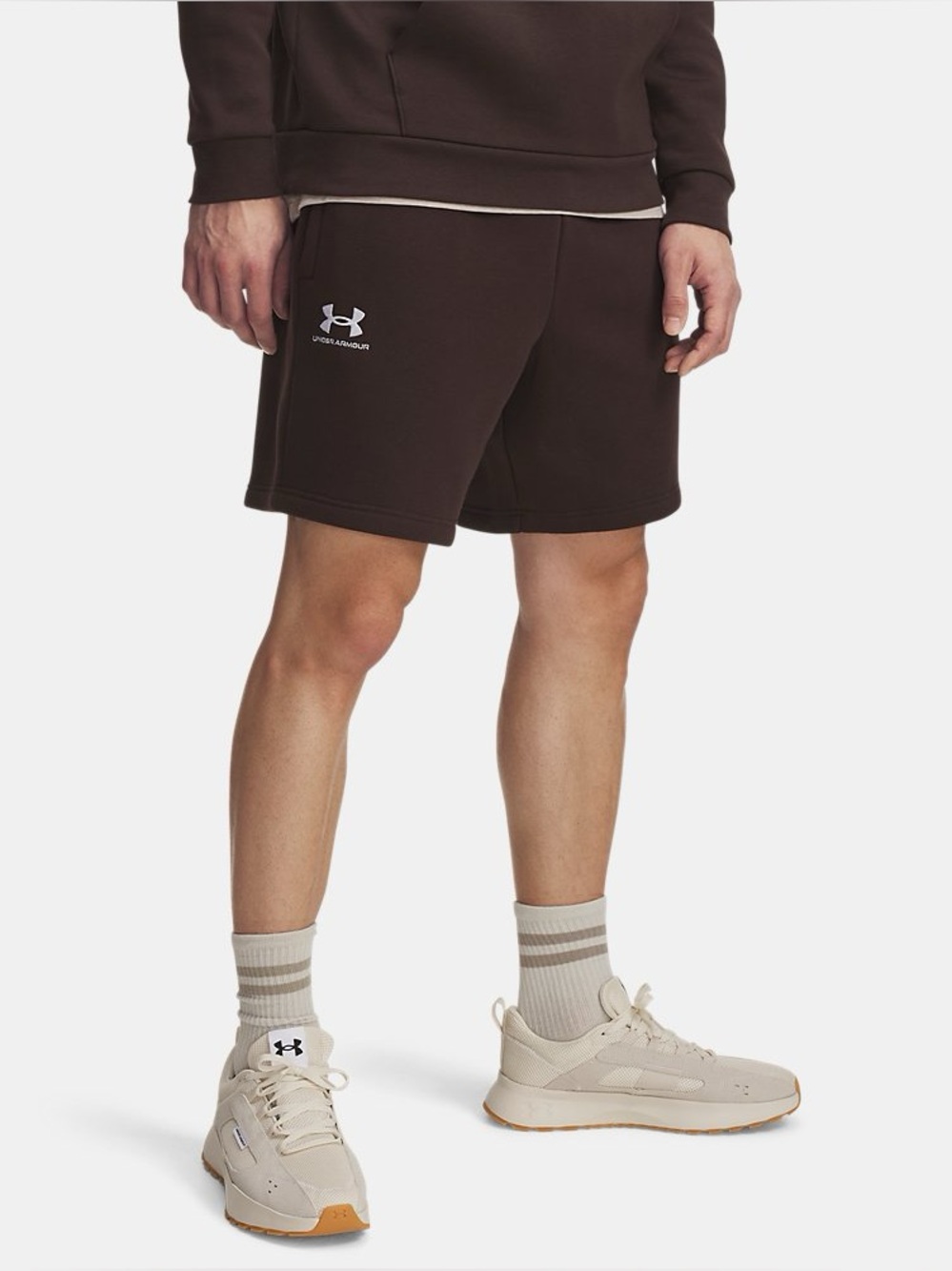 NWT Under Armour Men’s Icon Fleece Shorts - Kona Brown XL